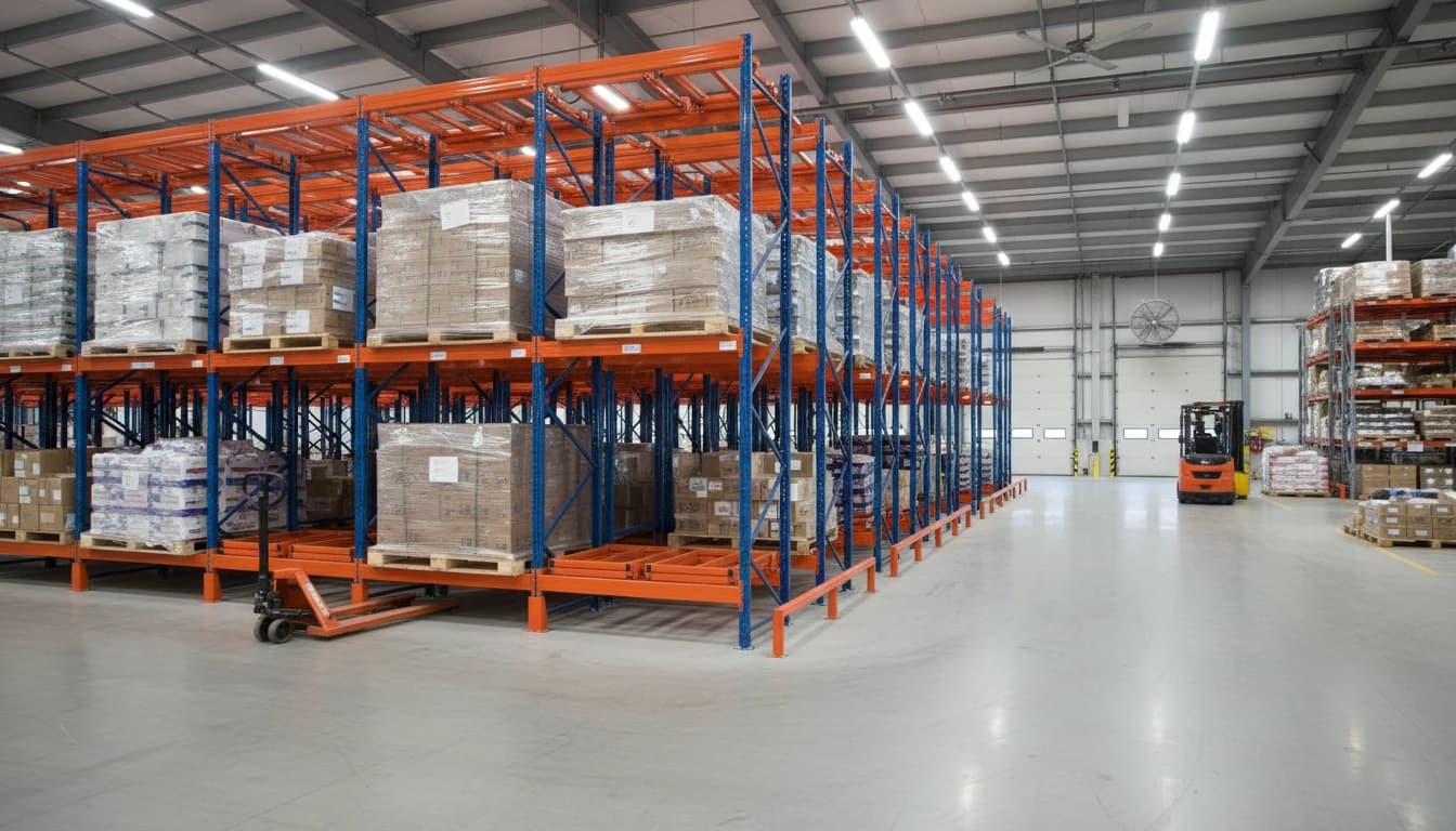 Pushback Pallet Racking (warehouse) hero view in Anchorage, AK