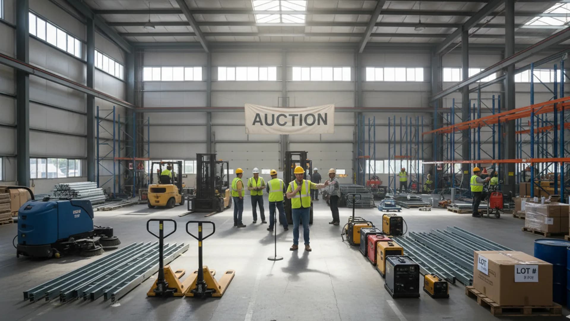 Pallet Racking Auctions (auctions) hero view in Fremont, CA