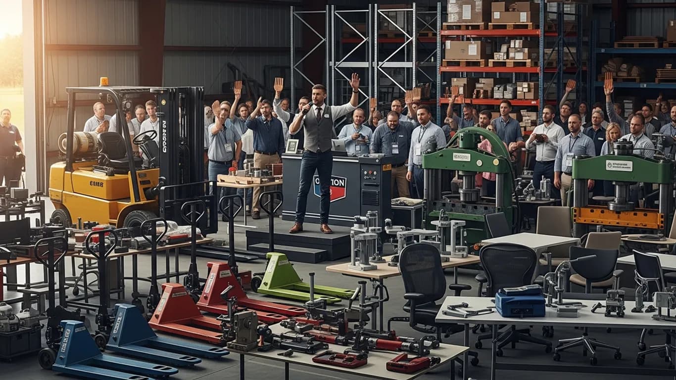 Pallet Racking Auctions (auctions bidding) in Irvine, CA