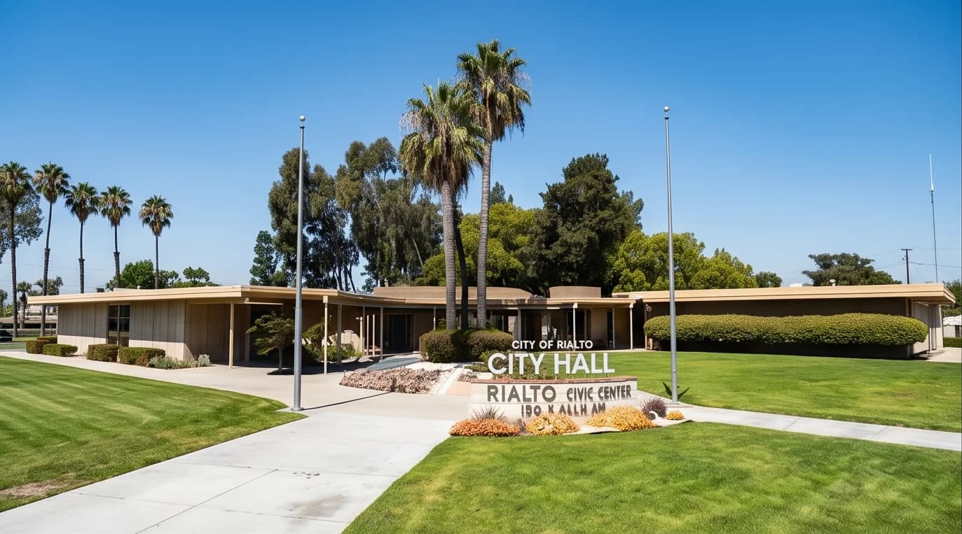 Local Building & Safety Office in Rialto, CA for permit approvals