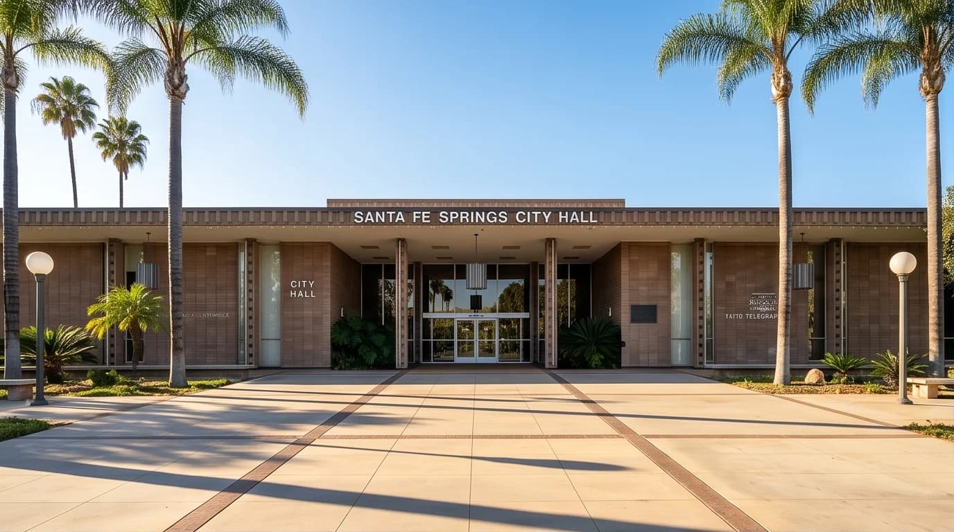 Local Building & Safety Office in Santa Fe Springs, CA for permit approvals