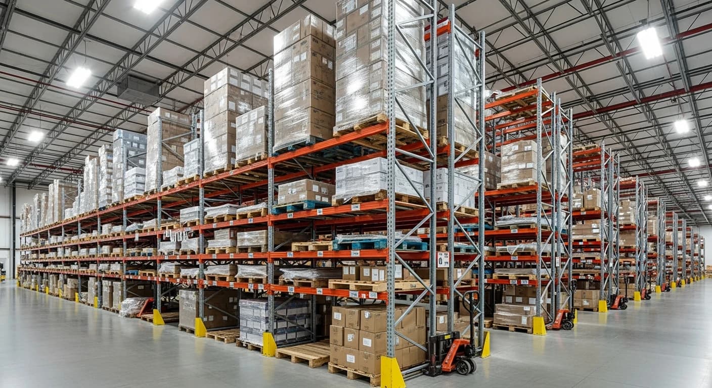 Pallet racking pallet racking warehouse in Lewisville, TX
