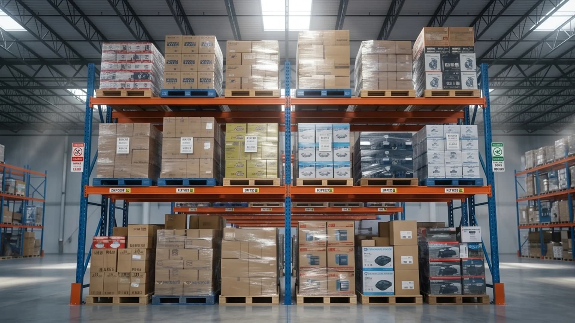 Teardrop Pallet Racking hero view in Green Bay, WI
