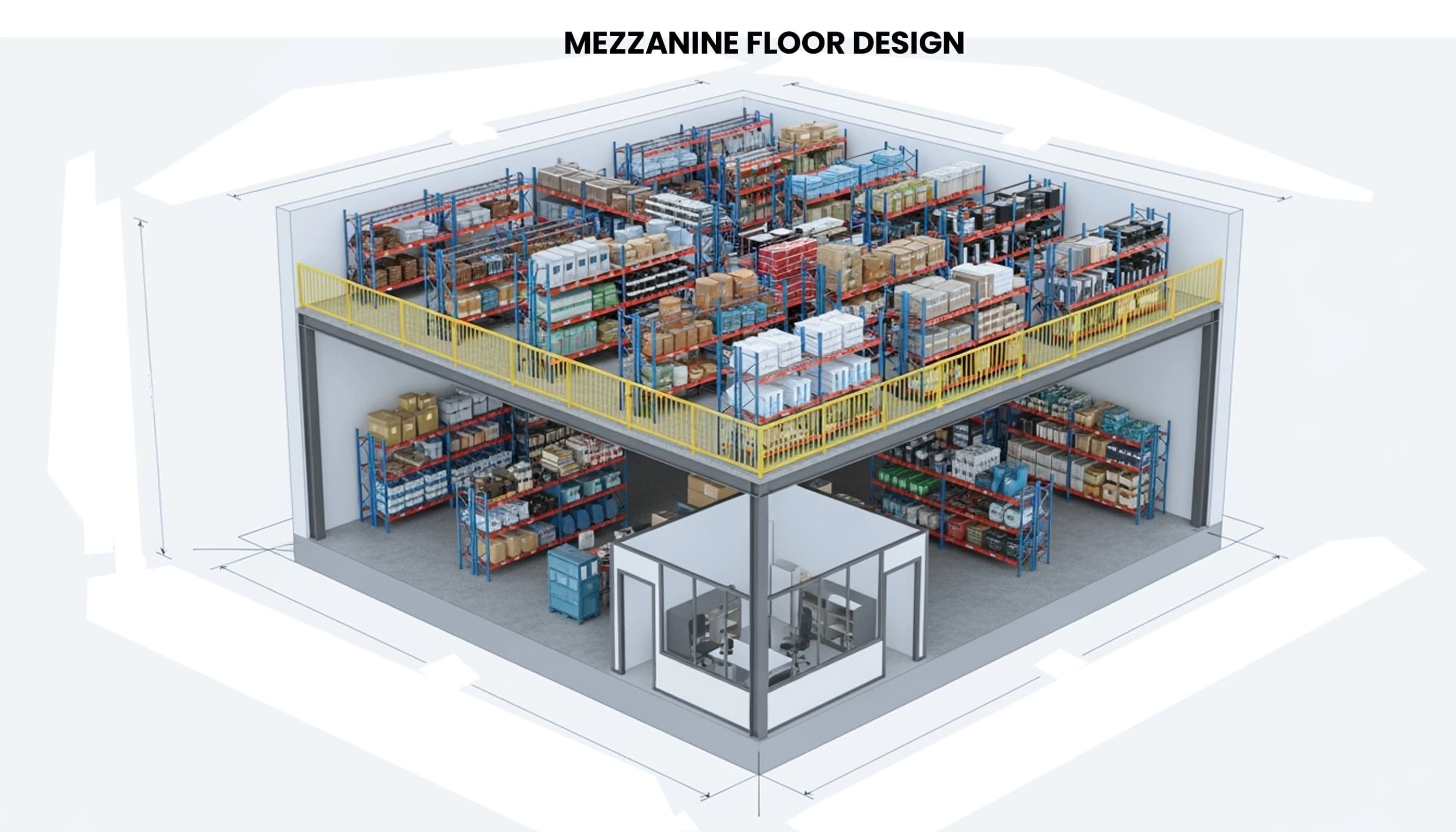 Mezzanine (diagram) in Anchorage, AK