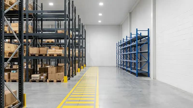 Warehouse racking layout plan