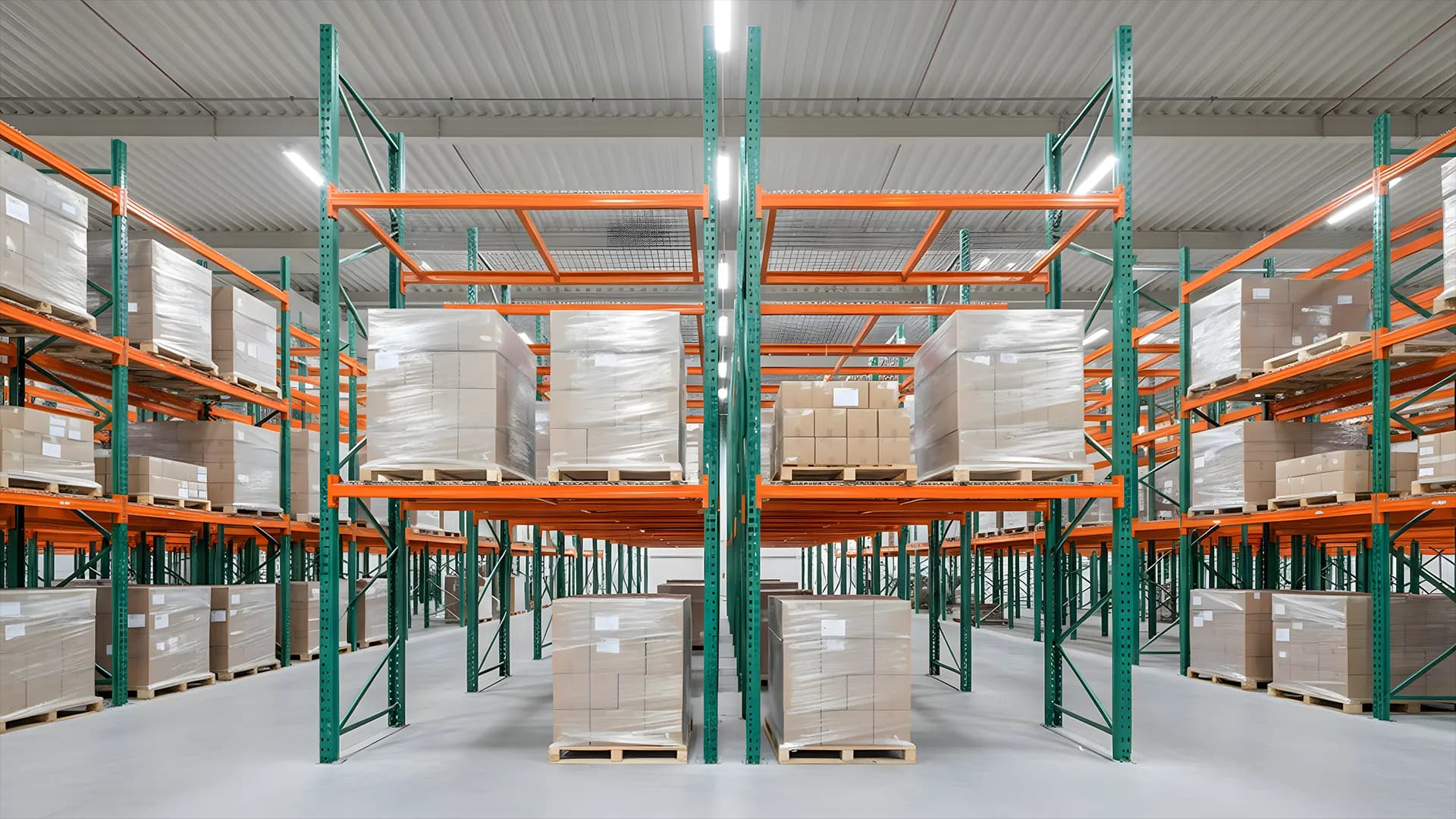 Selective Pallet Racking hero view in Compton, CA