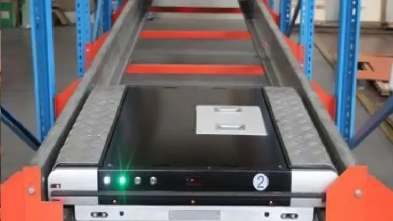 Radio Shuttle Racks (cart closeup) in Hawthorne, CA