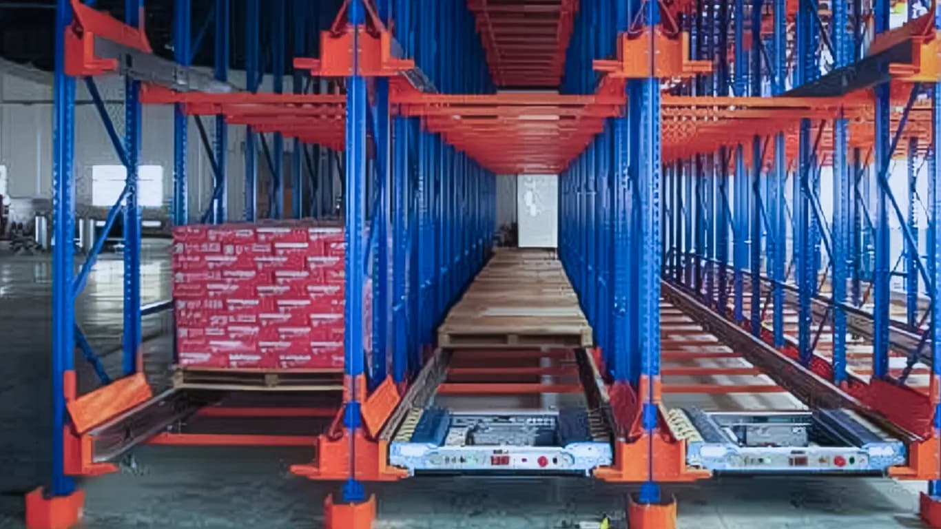 Radio Shuttle Racks (deep lane aisle) in Indio, CA