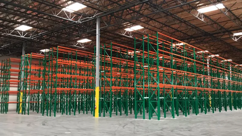 Selective Pallet Racking (wide shot) in Denver, CO