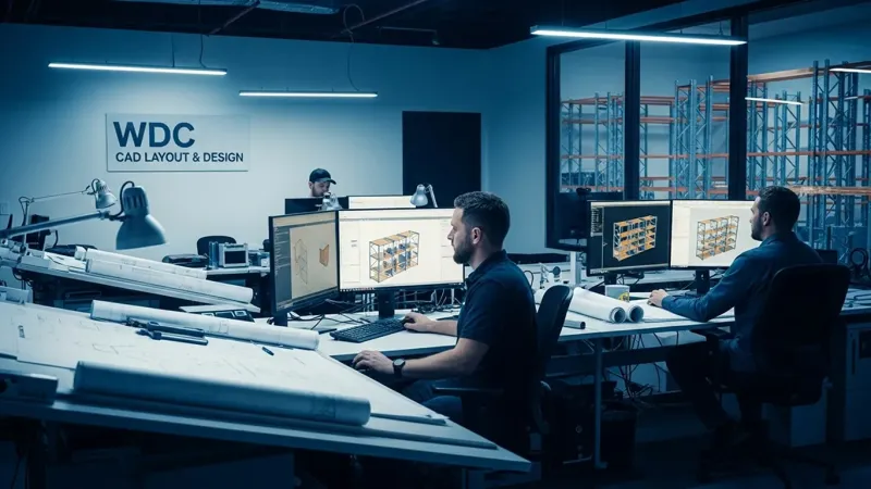Pallet Rack CAD Design (team at work) in Santa Fe, NM