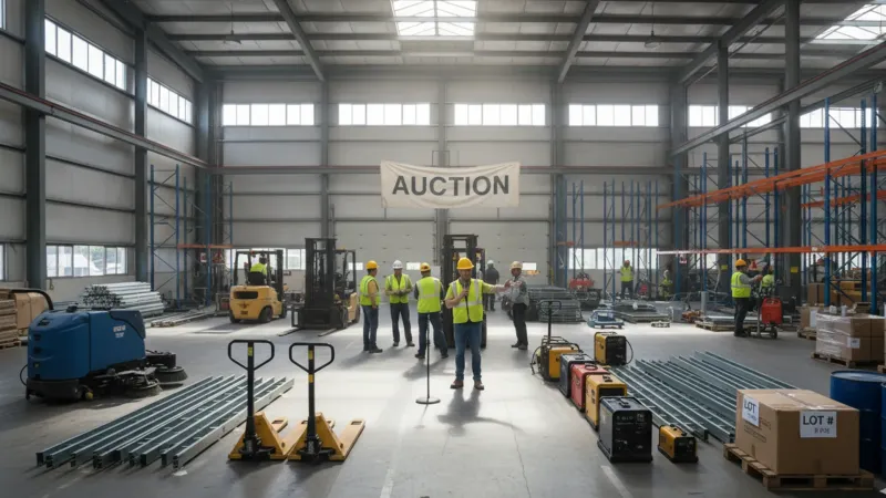 Pallet Racking Auctions (auctions) hero view in New York City, NY