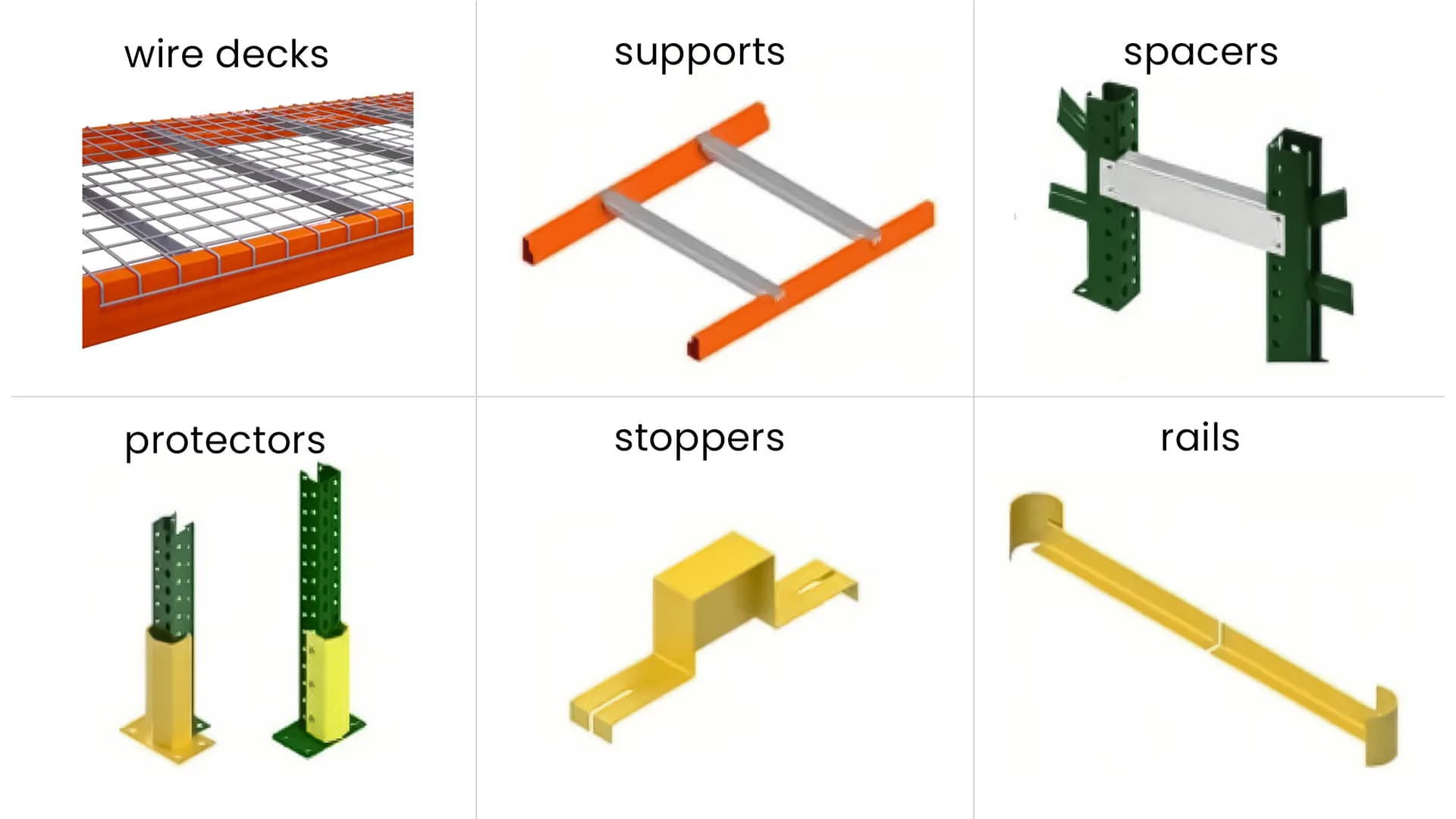 Pallet Racking Accessories (assorted items) hero view in Bryan, TX
