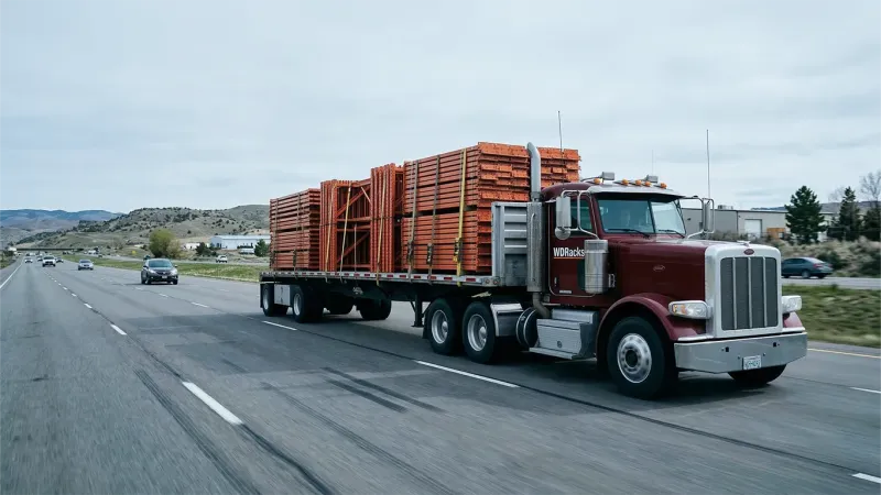 Pallet Rack Relocation (truck transports on highway) in Grand Prairie, TX