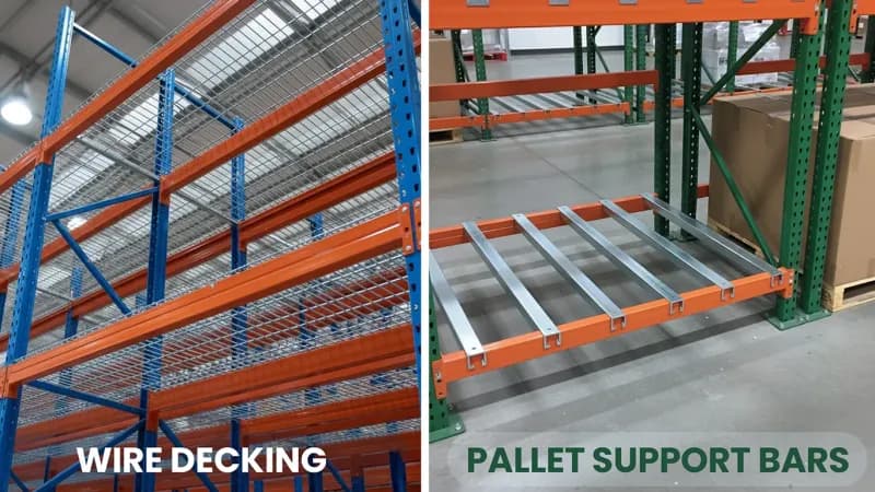 Pallet Racking Accessories (pallet rack accessories wire decking) in Midland, TX