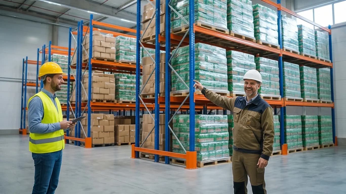 Warehouse and Pallet Rack Upgrades (rack stacked no damage) in Everett, WA
