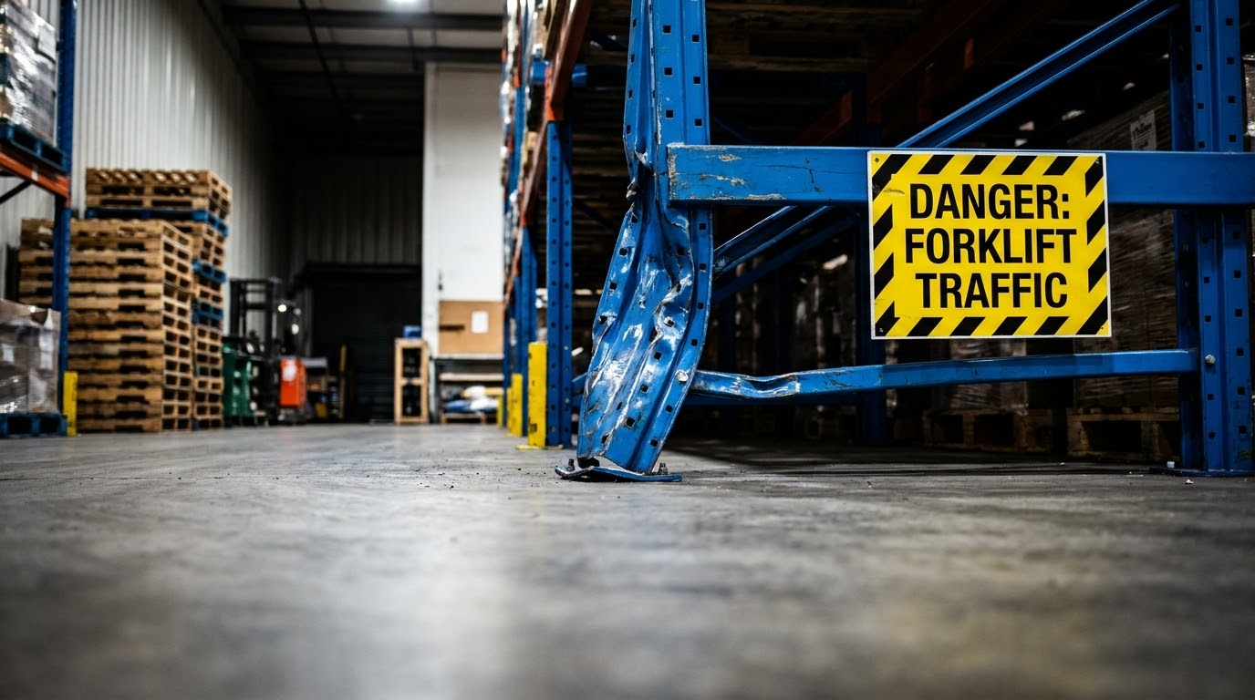 Pallet Racking Safety: Spotting the Damage Before a Sudden, Catastrophic Rack Collapse